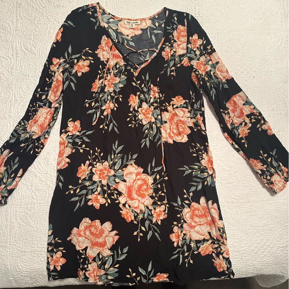 Boho!! Long sleeve dress/swim coverup! Excellent condition